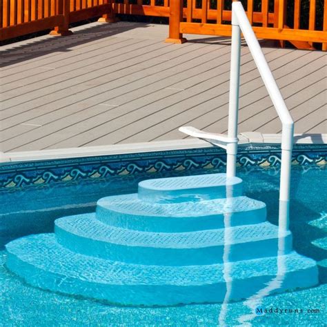 Diy Wedding Cake Pool Steps Above Ground Pool Steps For Sale Raised